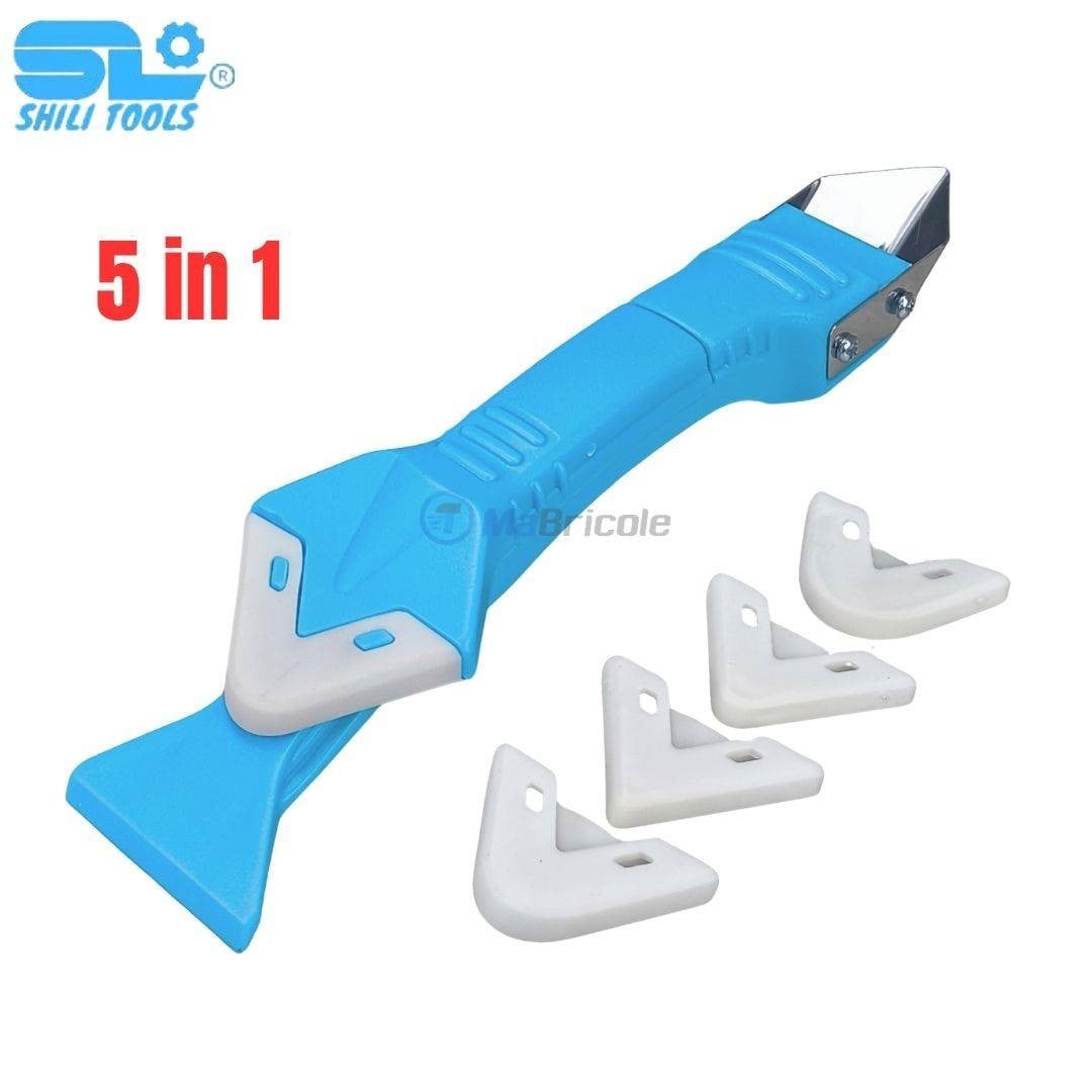 Grattoire Silicone 5 en 1 avec grattoire métalique SHILI TOOLS | SL-T2926