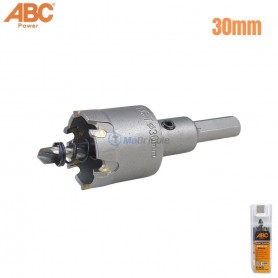 منشار ثقب للمعادن ∅30 مم طول 90 مم بشفرات من كربيد التنجستن أ بي سي باور | ART814-30