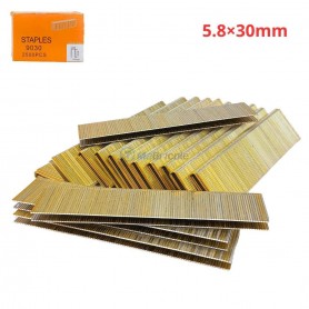 عبوة من 2500 دبوس بمقاس 5.8 مم × 30 مم وسمك 1.2 مم (قياس 18)