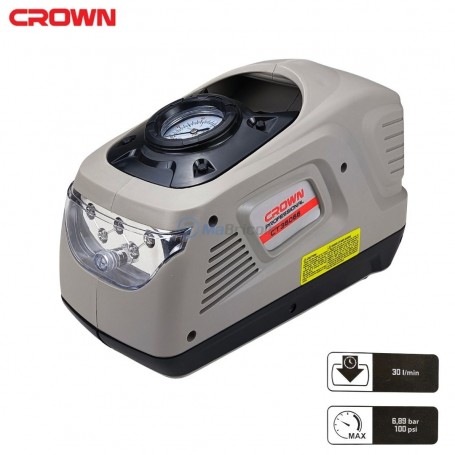ضاغط هواء صغير للسيارات 220/12فولط 6,89بار كراون