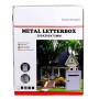 MaBricole | | Accessoires maison | Boîte aux lettres métallique 260×200×75 mm couleur Grise