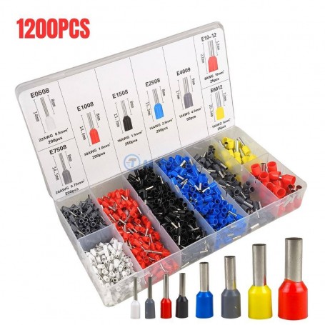 MaBricole | | Accessoires d'électricité | Ensemble de cosse à Sertir pour câble électrique 1200 pcs