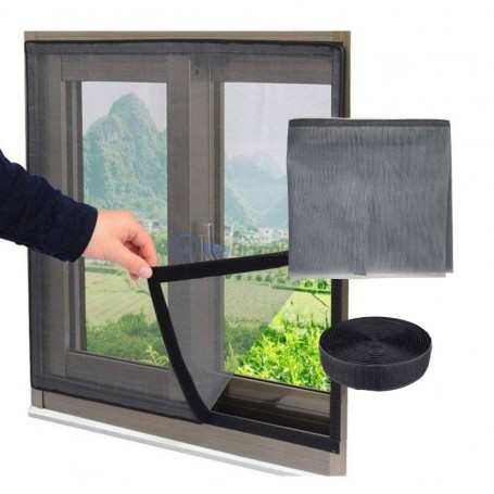 MaBricole | | Accessoires maison | Moustiquaire auto-adhésive pour fenêtre En plusieurs couleurs 120cm × 140cm