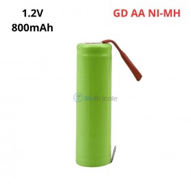 MaBricole | GOOP | Batteries et chargeur | Pile li-ion rechargeable LIR-18650 2800mAh 3.7V GOOP