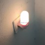 MaBricole | | Lampe portative | Mini veilleuse LED 0,4W 0,02A ROSE en forme cylindrique avec bouton ON/OFF