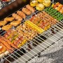 طقم مكوّن من 30 سيخًا خشبيًا من البامبو للاستخدام مرة واحدة للشواء بطول 345 مم قطر 4 مم