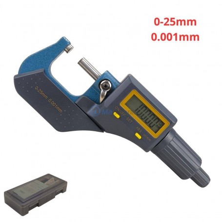 MaBricole | | Mesure et contrôle | Micromètre de précision numérique 0-25 mm avec une précision de 0,001 mm