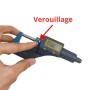 MaBricole | | Mesure et contrôle | Micromètre de précision numérique 0-25 mm avec une précision de 0,001 mm