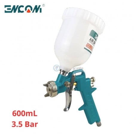 MaBricole | ENCOM | Outillage à air comprimé | Pistolet à peinture pneumatique 1.5mm 600 mL 3.5bar ENCOM | GA1990