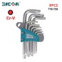 MaBricole | ENCOM | Clé et douille | Clé étoile, Jeu de clés Torx T10-T50 en chrom-vanadium-(Cr-V) 9PCS ENCOM | AE1001