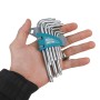 MaBricole | ENCOM | Clé et douille | Clé étoile, Jeu de clés Torx T10-T50 en chrom-vanadium-(Cr-V) 9PCS ENCOM | AE1001