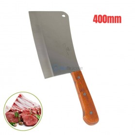 ساطور من الفولاذ المقاوم للصدأ 400 مم و مقبض من الخشب