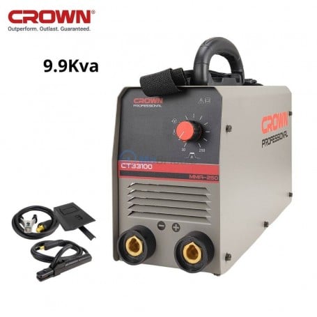 Poste À Souder Portatif MMA250 9.9Kva 30-200A CROWN | CT33100