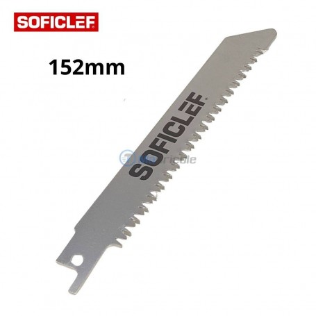 MaBricole | SOFICLEF | Pour scie électrique | Lame de scie sabre en inox alimentraire 152 mm SOFICLEF | LSSAL-152