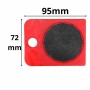 MaBricole | | Outils de levage | Kit de levage de meubles de levage robuste, avec pied de biche rotatif à 180° Charge max 150KG 5PCS ROUGE