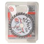 Disque de coupe circulaire de 115 mm avec 30 dents en carbure de tungstène pour bois, emballé en blister.