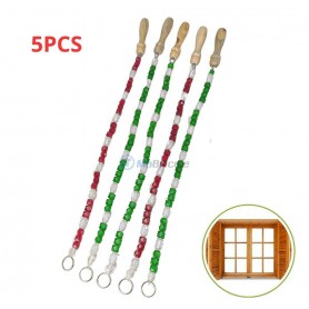 مجموعة من 5 سحابات لستائر النوافذ مودل ملون بطول 50 سم