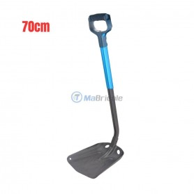 مجرفة من الألمنيوم معقوفة قابلة للتمديد بذراع 70-35 سم للثلج والرمل