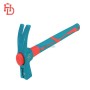 Marteau arrache-clous bleu et rouge avec poignée ergonomique, vue de profil