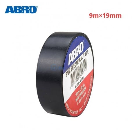 MaBricole | ABRO | Accessoires d'électricité | Chatertone noir 9m×19mm pour l'isolation électrique et l'installation ABRO