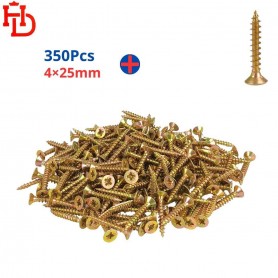 برغي للخشب (+) 4 × 25مم 350 قطعة أش دي
