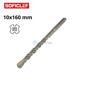 MaBricole | HONESTPLUS | Pour perforateurs et marteau piqueur | Mèche à béton SDS-Plus 10mm longueur 160mm HONESTPLUS | HT4209