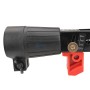 Convertisseur de perceuse électrique avec vis de réglage de profondeur, noir et rouge