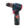 Visseuse perceuse à percussion sans fil 16.8V avec 2 Batteries lithium-ion 2.0AH chargeur et valise HONESTPRO| YAE2249