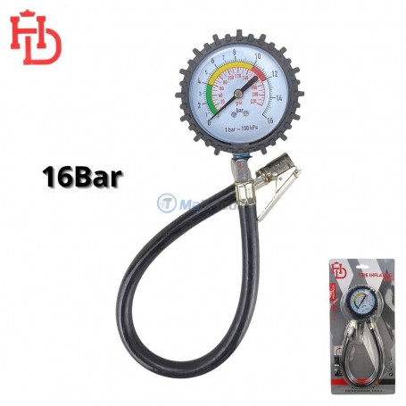 مقياس ضغط إطارات 16 بار عالي الجودة أش دي | HDM0043
