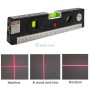 MaBricole | | Outils de mesure | Règle a niveau laser rouge 20cm 3 niveaux mètre de 1,5m