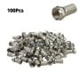 MaBricole | | Accessoires d'électricité | Jeu de connecteurs F pour câble coaxial 100Pcs