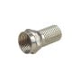 MaBricole | | Accessoires d'électricité | Jeu de connecteurs F pour câble coaxial 100Pcs