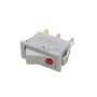 MaBricole | | Interrupteur et prise | Lot de 5 interrupteurs à bascule gris modèle KCD3 16A 250V AC avec petite lumière rouge intégrée
