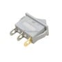 MaBricole | | Interrupteur et prise | Lot de 5 interrupteurs à bascule gris modèle KCD3 16A 250V AC avec petite lumière rouge intégrée