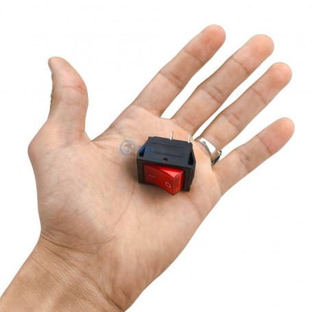 Interrupteur à Bascule Qualité Supérieure 15A/250V 20A/125V Rouge - Neuf