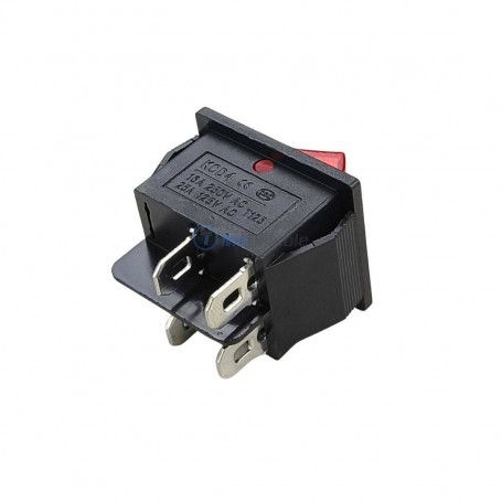 Lot De 5 Interrupteurs à Bascule 3 Positions ON-OFF-ON - 6A 250V - 6 Broches - Neuf