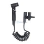 MaBricole | DEER MISA | Plomberie et chauffage | Douchette multifonction 2-en-1 tuyau en spirale et bouton de contrôle compatible WC et machine à laver NOIR