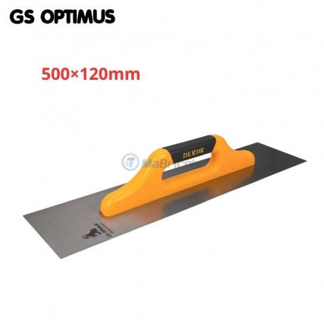 MaBricole | GS OPTIMUS | Outils de peinture | Truelle à plâtrer, Lisseuse 120 × 500mm GS OPTIMUS | GS-120500