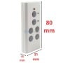 MaBricole | AVEL | Interrupteur et prise | Prise électrique avec télécommande 10A 230V AVEL