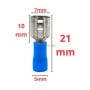 MaBricole | | Accessoires d'électricité | Lot de 100 cosses à sertir pour câble électrique - FDD 2-250