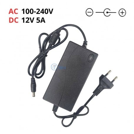 MaBricole | | Batteries et chargeur | Transformateur AC/DC, Adaptateur secteur AC 100-240V- DC 12V 5A