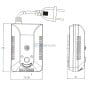 MaBricole | KEPRAT | Accessoires d'électricité | Détecteur de monoxyde de carbone 230V Alarme 85 dB KEPRAT