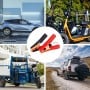 Deux pinces crocodiles avec câble 45 cm pour batterie de voiture pôle positif et pôle négatif en cuivre