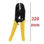 MaBricole | | Pinces | Pince à sertir (Crimper) 0,48 mm² - 2,55 mm² longueur 220 mm