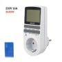 MaBricole | AVEL | Interrupteur et prise | Prise programmable 230V 16A / 3680W avec écran LCD AVEL | TM02