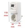 Prise électrique de protection contre basse tension 120-210V et surtension 220-280V 16A max