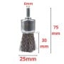 MaBricole | HONESTPRO | Pour perceuse et visseuse | Accessoires de meulage et polissage 10 pièces de différentes tailles HONESTPRO | YAG0610