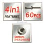 MaBricole | HONESTPRO | Autre outils | Riveteuse manuelle 2.4/3.2/4.0/4.8 mm longueur de 230 mm avec 60 rivets HONESTPRO | YAH0520