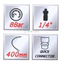 Pistolet de gonflage, Mano-gonfleur d'air 8bar 1/4" HONESTPRO | YAE1012