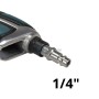 مطرقة هوائية قصيرة الماسورة مع 4 أزاميل ضغط 6.3 بار تدفق 2.8 قدم³/دقيقة مقاس وصل 1/4" هوناست برو | YAE1062